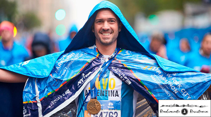 Abrígate al terminar un maratón