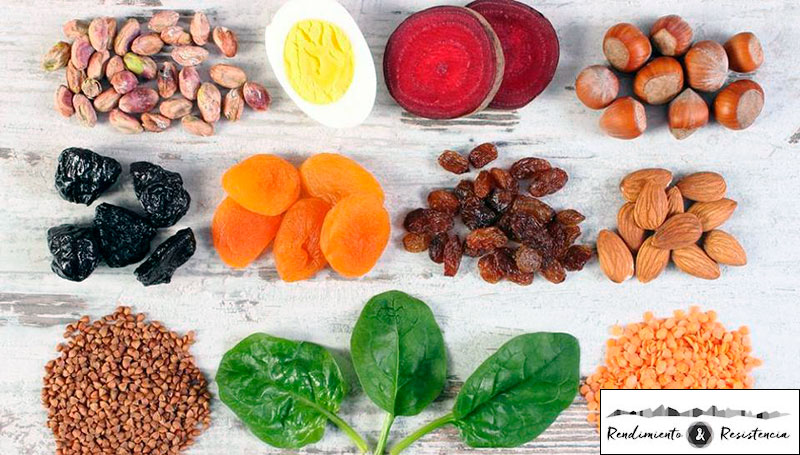 Alimentos para la anemia ciclista