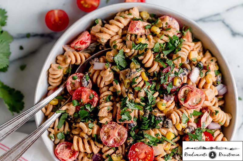 Pasta con rúcula