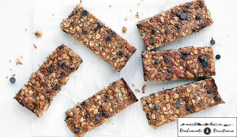 Barritas de avena y plátano