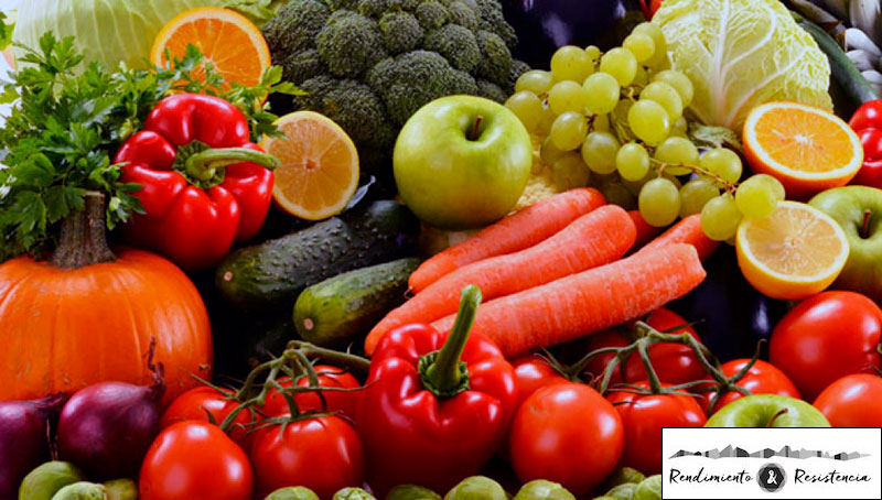 Frutas y verduras para recuperar electrolitos