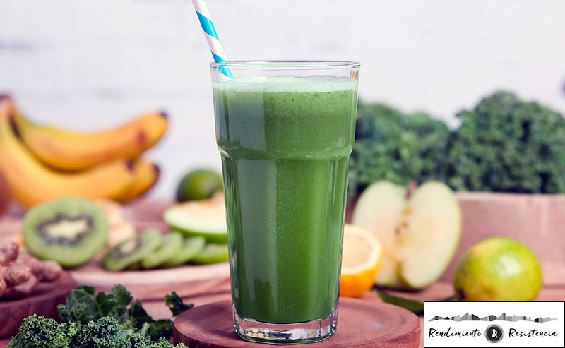 Batido proteínas con verdura