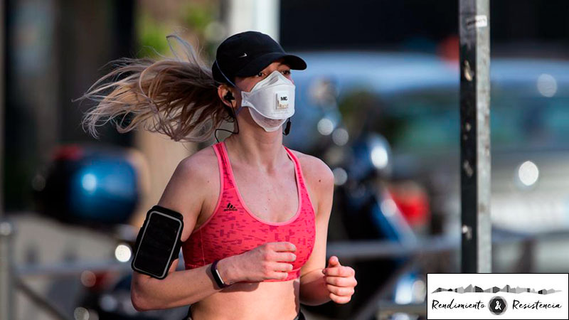 Correr con mascarilla