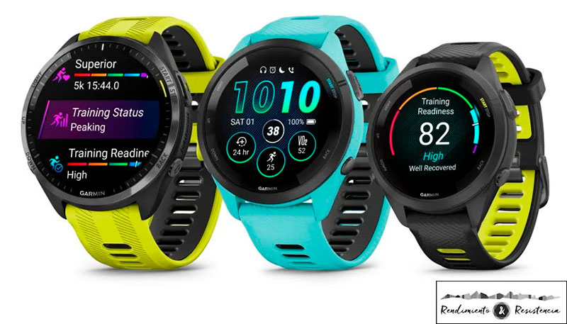 Garmin Forerunner 265 y 965